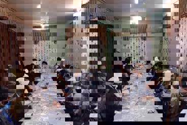 دیدار کادر آموزشی موسسه آموزش عالی دارالحکمه با آیت الله شهرستانی  